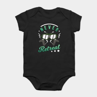 Never Retreat Baby Bodysuit